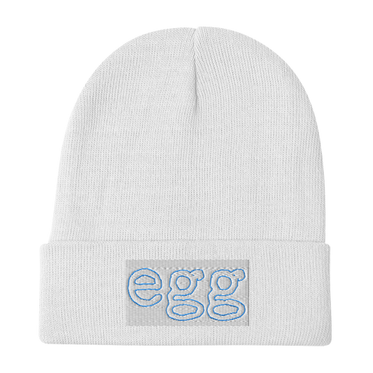 Nest Egg Embroidered Beanie