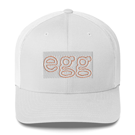 Nest Egg Orange Trucker Cap