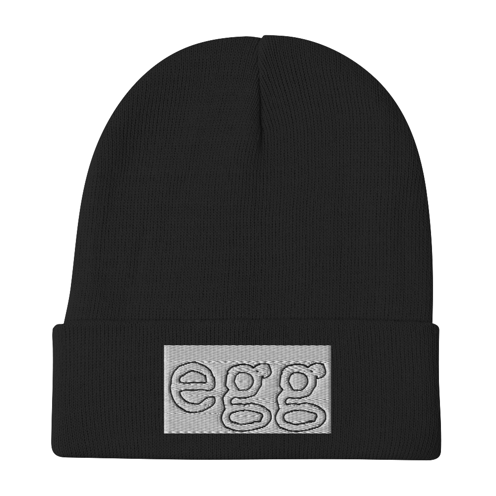 Nest Egg Embroidered Beanie