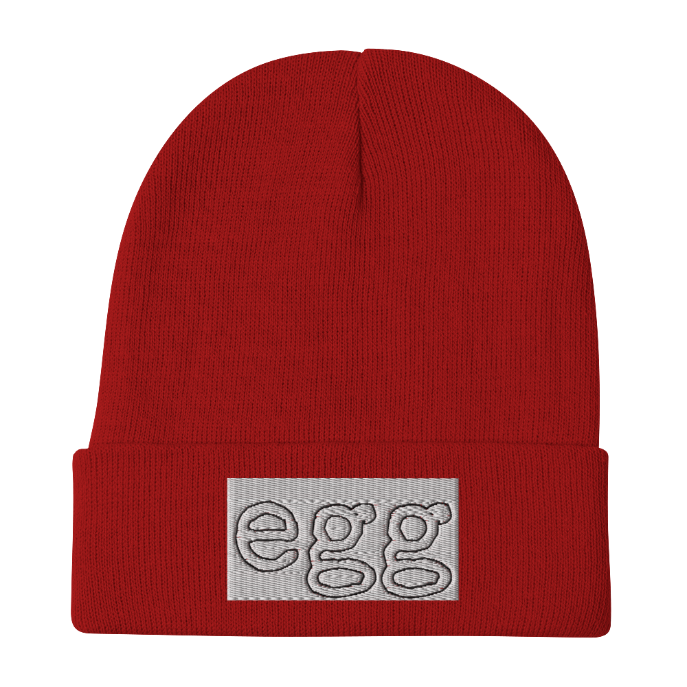 Nest Egg Embroidered Beanie