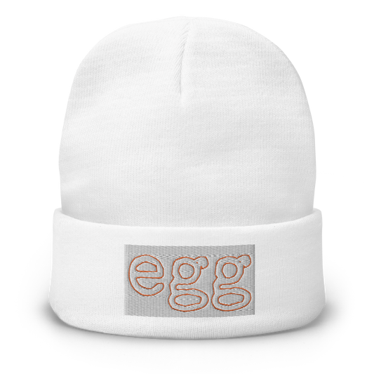 Nest Egg Embroidered Beanie