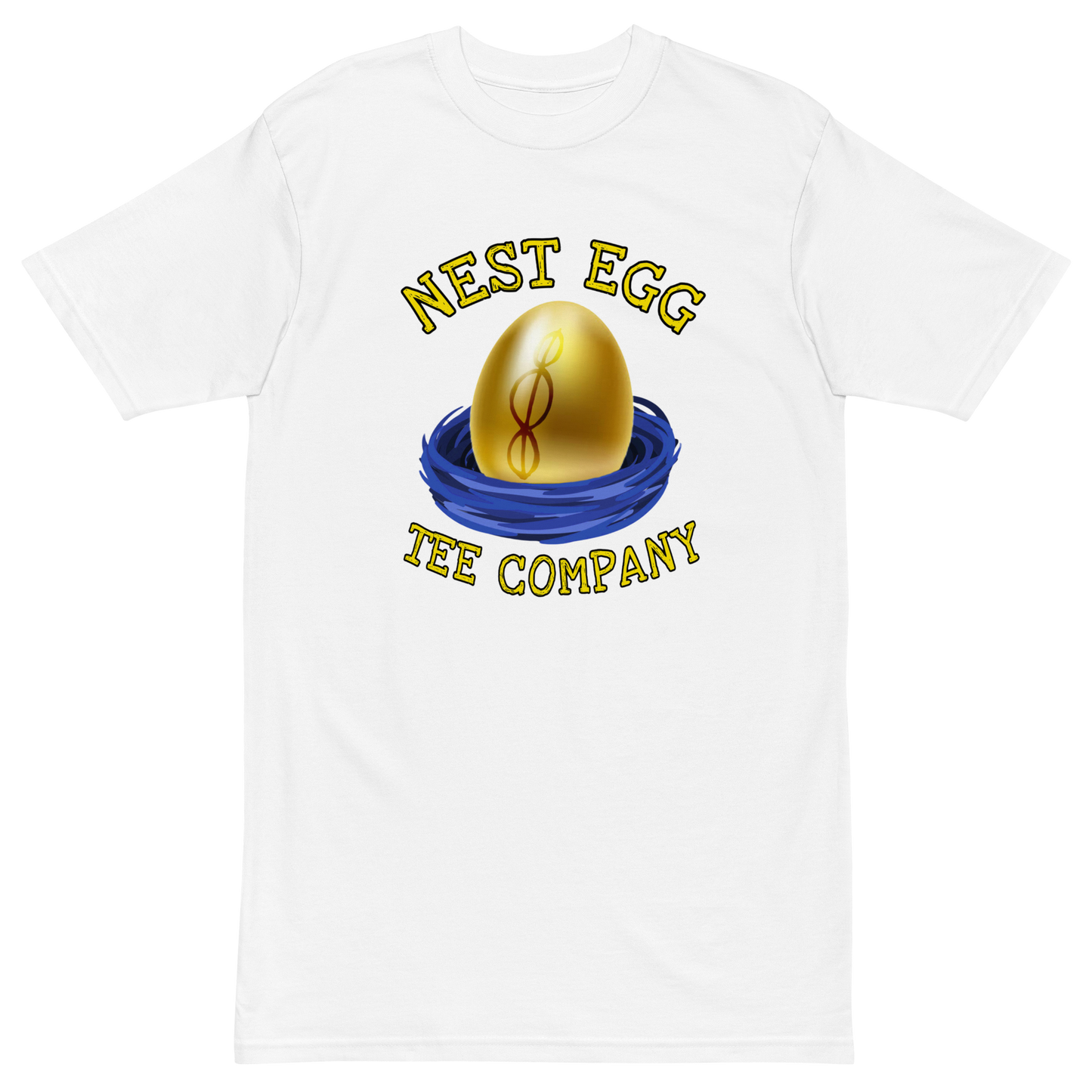 Nest Egg Golden heavyweight tee